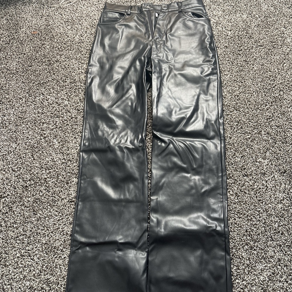 SHEIN Black Boot Cut Flare Pants
